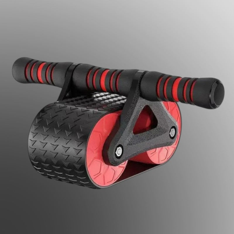 Double Wheel Abdominal Exerciser Women Men Automatic Rebound Ab Wheel Roller Waist Trainer Gym Sports Home Exercise Devices