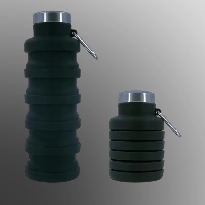 Portable Collapsible Silicone Water Bottle – Retractable Folding Sports & Travel Bottle, Reusable Coffee Cup