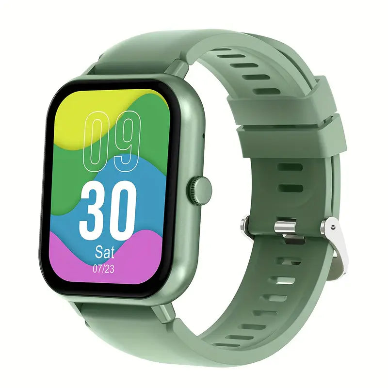 Wireless Calling Smartwatch – Fitness Tracker with Pedometer, 100+ Sport Modes, AI Voice Control, Custom Watch Faces & Alarm – Compatible with iPhone & Android, Great Gift for Friends